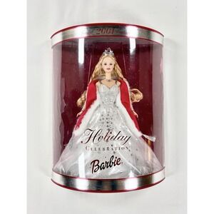 2001 Holiday Celebration Barbie Doll Special Edition 50304 Mattel NIB NRFB VTG